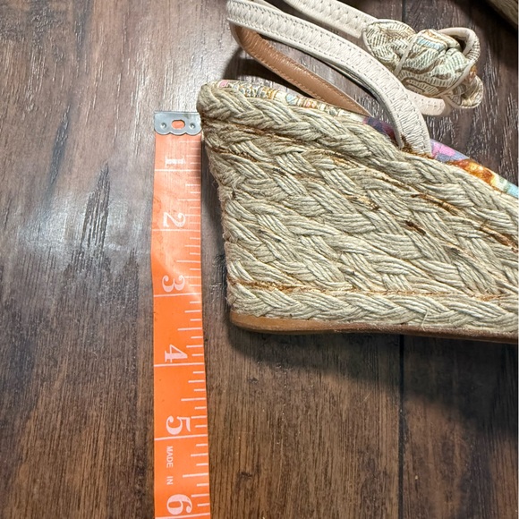Stuart Weitzman Vagabondo Espadrille Wedge Sandals size 8.5 - Picture 9 of 10